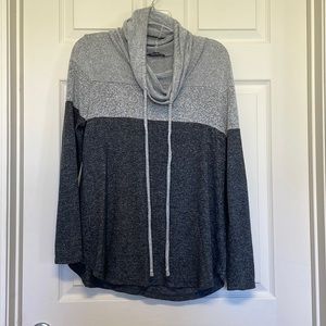 Pink Clover Poplar Cowl Neck Brushed Knit Top